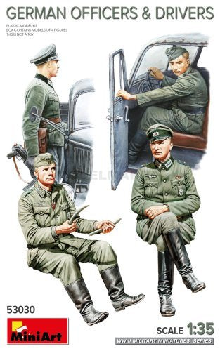 GERMAN OFFICERS AND DRIVERS 1/35