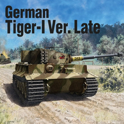 GERMAN TIGER I VER.LATE 1/72 LUNGH 116 mm