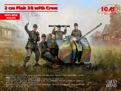 2 cm FLAK 38 WITH CREW 1/35