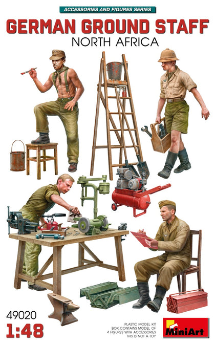 GERMAN GROUND STAFF NORTH AFRICA 1/48