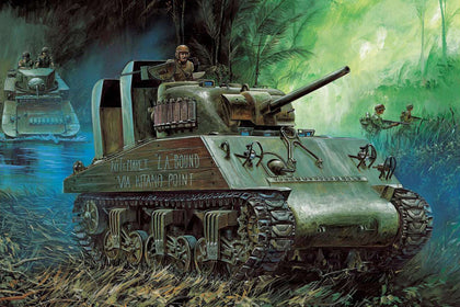 USMC M4A2(75) PACIFIC THEATER LUNGH 190 mm