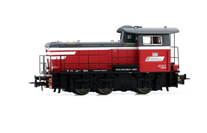 LOCOMOTIVA DIESEL DA MANOVRA 245 ROSSO/GRIGIO H0 EP.VI