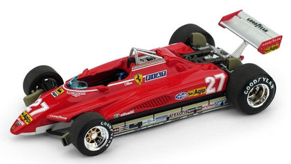 FERRARI 126 C2 TURBO G.P.BRASILE 1982 VILLENEUVE ED.LIM.250 PZ 1/43