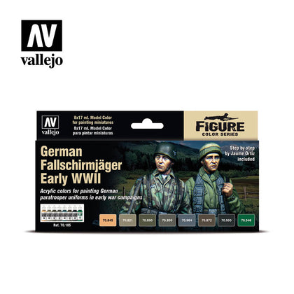 SET 8 COLORI GERMAN FALLSCHIRMJAGER EARLY WWII (8X17 ML)