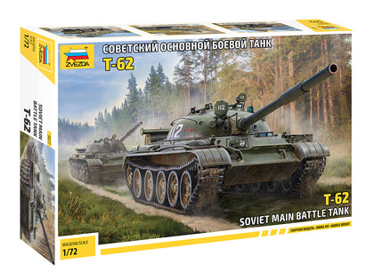 SOVIET MAIN BATTLE TANK T-62 1/72 LUNGH 13 cm