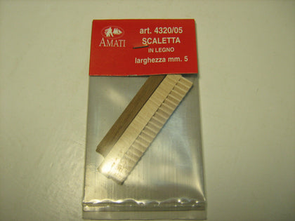 SCALETTA LEGNO LARGHEZZA 5 mm LUNGHEZZA 50 mm