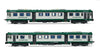 TRENORD SET DI DUE AUTOMOTRICI DIESEL 668(1021+1036) BIANCO VERDE H0 FS