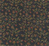 STOFFA FANTASIA FLOREALE BASE NERO 30X45 cm